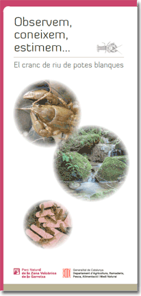 llibre observem,coneixem, estimem el cranc de riu de potes blanques